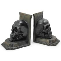 Aparador de Livros Crânios Caveira Resina Estante Escritório - M3 Decoração
