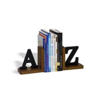 Aparador de Livros Suporte Bibliocanto AZ A-Z Pinus MDF Ipe - Geguton