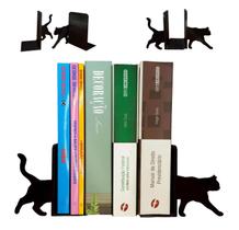 Aparador de Livros Suporte Bibliocanto - Organizador Criativo - O Gato