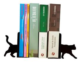 Aparador De Livros Suporte Organizador Criativo Gato