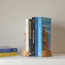 Aparador de livros Xadrez REI em Pinus Envelhecido