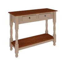 Aparador de Madeira com 2 Gavetas 114 cm com Pés Torneados - 1083