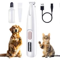 Aparador de patas COUEYOA elétrico para cães com luz LED recarregável Aparador de patas COUEYOA elétrico para cães com luz LED recarregável