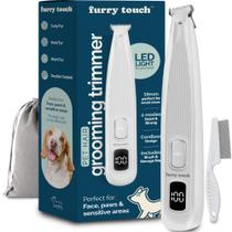 Aparador de patas para animais de estimação Furry Touch elétrico sem fio para cães e gatos Aparador de patas para animais de estimação Furry Touch elétrico sem fio para cães e gatos