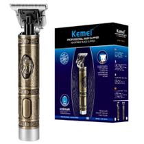 Aparador De Pelo Kemei Km-1974A Dourado 110V/240V