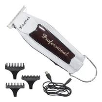 Aparador de pelo Kemei KM-9163 prateado 110V/220V Aparador de pelo Kemei KM-9163 prateado 110V/220V