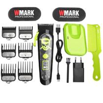 Aparador De Pelo Wmark NG 130 Acabamento Base de Inducao