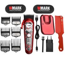 Aparador De Pelo Wmark NG 130 corte Base de Inducao Red