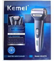 Aparador De Pelos Barba Nariz Orelha Shaver 3 Em 1 Kemei aparelho de barbear Aparador De Pelos Barba Nariz Orelha Shaver 3 Em 1 Kemei aparelho de barbear