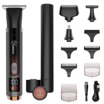 Aparador de pelos corporais 4 em 1 Hatteker Shaver para homens com LED