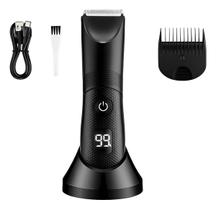 Aparador De Pelos Corporais Bivolt Visor Led Aprova Dagua