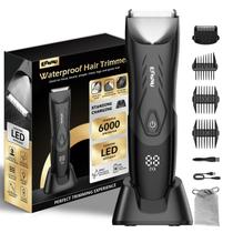 Aparador de Pelos Corporais ENSSU para Homens - Lâmina Segura e Tela LED