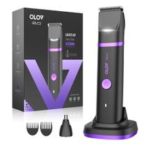 Aparador de pelos corporais OLOV 2.0 à prova dágua USB-C com lâmina cerâmica Aparador de pelos corporais OLOV 2.0 à prova dágua USB-C com lâmina cerâmica