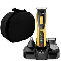 Aparador De Pelos Cortador Barbeador Gama Italy Profissional 9 Em 1 Corpo Barba Nariz Recarregável Com Maleta
