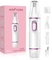 Aparador de Pelos do Nariz 2 em 1 para Mulheres Recarregável via USB Aparador de Pelos do Nariz 2 em 1 para Mulheres Recarregável via USB