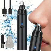 Aparador De Pelos Do Nariz E Rosto Recarregável Para Homens, Ferramenta Portátil De Limpeza Nasal