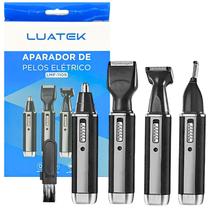 Aparador de Pelos Elétrico 4 em 1 LuaTek LMF1109 Multifuncional e Recarregável Aparador de Pelos Elétrico 4 em 1 LuaTek LMF1109 Multifuncional e Recarregável