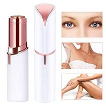 Aparador de Pelos Faciais Feminino Discreto Formato Batom USB Hipoalergênico Pele Sensível Macia 5V