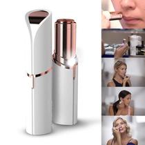 Aparador De Pelos Faciais Feminino Recarregável USB Com Luz Led Estilo Batom Depilação Rápida Aparador De Pelos Faciais Feminino Recarregável USB Com Luz Led Estilo Batom Depilação Rápida