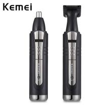 Aparador de pelos kemei KM-6511 2 em 1 Nariz, Barba, Sobrancelhas Recarregável Bivolt Aparador de pelos kemei KM-6511 2 em 1 Nariz, Barba, Sobrancelhas Recarregável Bivolt