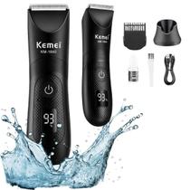 Aparador De Pelos Kemei Portátil E Leve