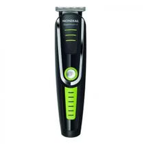 Aparador De Pelos Mondial Super Groom 6w Bg-04 Preto/verde Bivolt