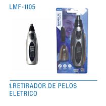 Aparador de Pelos Nariz Ouvido Maquina de tirar pelos do Nariz e Orelha a Pilha LUATEK LMF - 1105 Aparador de Pelos Nariz Ouvido Maquina de tirar pelos do Nariz e Orelha a Pilha LUATEK LMF - 1105