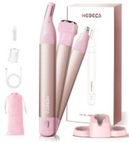 Aparador de pelos nasais HEBECA Depilação Facial 3 em 1 para mulheres Aparador de pelos nasais HEBECA Depilação Facial 3 em 1 para mulheres
