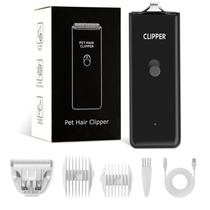 Aparador de pêlos para cães Tileon Feet, recarregável por USB, preto