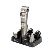 Aparador de Pelos Philco Multigroom 8 em 1 PAP16 sem Fio Preto 110V Aparador de Pelos Philco Multigroom 8 em 1 PAP16 sem Fio Preto 110V