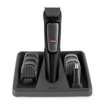 Aparador de Pelos Philips Multigroom MG37125 Sem Fio Com 6 Acessórios e Autonomia de 60 Minutos Bivolt na Cor Preto