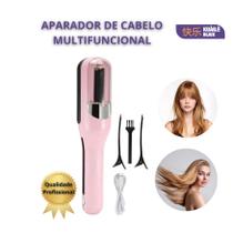 Aparador de Pontas Duplas Elétrico Corte Bordado Sem Danos Ideal para Todos os Tipos de Cabelo Elimine Pontas Duplas em Minutos