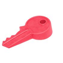 Aparador de Porta Decorativo Chave Silicone Na Cor Vermelho