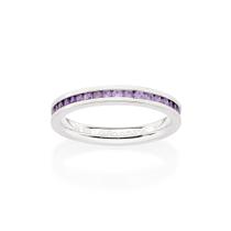 Aparador de prata 925 com zircônias LILÁS 810292 Rommanel Cor:LILÁSTamanho:20 Aparador de prata 925 com zircônias LILÁS 810292 Rommanel Cor:LILÁSTamanho:20