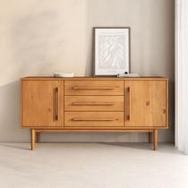 Aparador de Sala Buffet Madeira 145 cm 02 Portas Freijó TECCA Aparador de Sala Buffet Madeira 145 cm 02 Portas Freijó TECCA