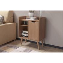 Aparador de Sala Jantar AP2310 1 Porta Amêndoa - Tecno Mobili