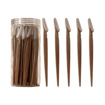 Aparador De Sobrancelhas Feminino 12/30/40/60PCS Lâminas De Barbear Seguras Para Remoção De Pelos Do