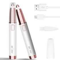 Aparador de sobrancelhas gurelax, removedor de cabelo elétrico para mulheres