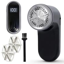 Aparador de Tecido Killrose 6 Lâminas com USB-C para Remover Fiapos