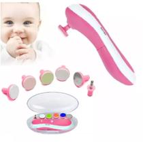 Aparador De Unhas Cortador Elétrico Baby Recém Nascido Rosa Aparador De Unhas Cortador Elétrico Baby Recém Nascido Rosa