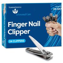 Aparador de Unhas TenderGentle 24 Unidades Aço Inoxidável Aparador de Unhas TenderGentle 24 Unidades Aço Inoxidável