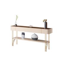 Aparador Decorativo Vivant Pés de Aço MDP/MDF Off White/Castanho G26 - HB Móveis Aparador Decorativo Vivant Pés de Aço MDP/MDF Off White/Castanho G26 - HB Móveis