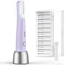 Aparador Dermaplaning Recarregável WLU com 3 Velocidades e 10 Lâminas Aparador Dermaplaning Recarregável WLU com 3 Velocidades e 10 Lâminas