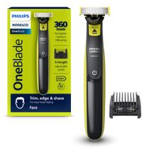 Aparador e barbeador de barba Philips Norelco OneBlade 360 QP2724/90 Aparador e barbeador de barba Philips Norelco OneBlade 360 QP2724/90
