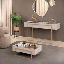 Aparador E Mesa De Centro Ambiente Pilar Bali Dj Móveis