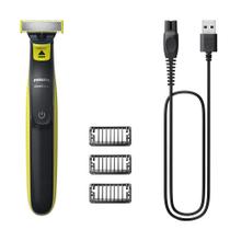Aparador e raspador OneBlade com 3 pentes, à prova dágua - QP2724/10 Philips - Walita