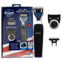 Aparador Elétrico Barbasol Recarregável para Barba, Úmido e Seco