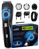 Aparador elétrico de barba Voukad 40 Precisions para homens azul+preto