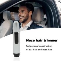 Aparador Elétrico de Pelos Faciais Cortador Masculino Seguro para Narinas e Orelhas Portátil Aparador Elétrico de Pelos Faciais Cortador Masculino Seguro para Narinas e Orelhas Portátil