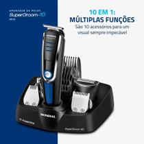 Aparador Elétrico Mondial BG03 10 Em 1 Barba Cabelo Nariz Bivolt